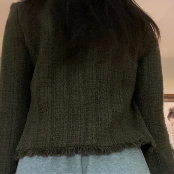 Claude Pierlot Olive Dress Jacket/Blazer - Picture 2 of 2